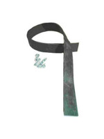 Rubber m.canvas 100cm + boutjes voor combischuif