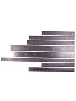 Rubber m.canvas + RVS bouten voor mestschuif, 40cm Rubber m.canvas + RVS bouten voor mestschuif, 40cm