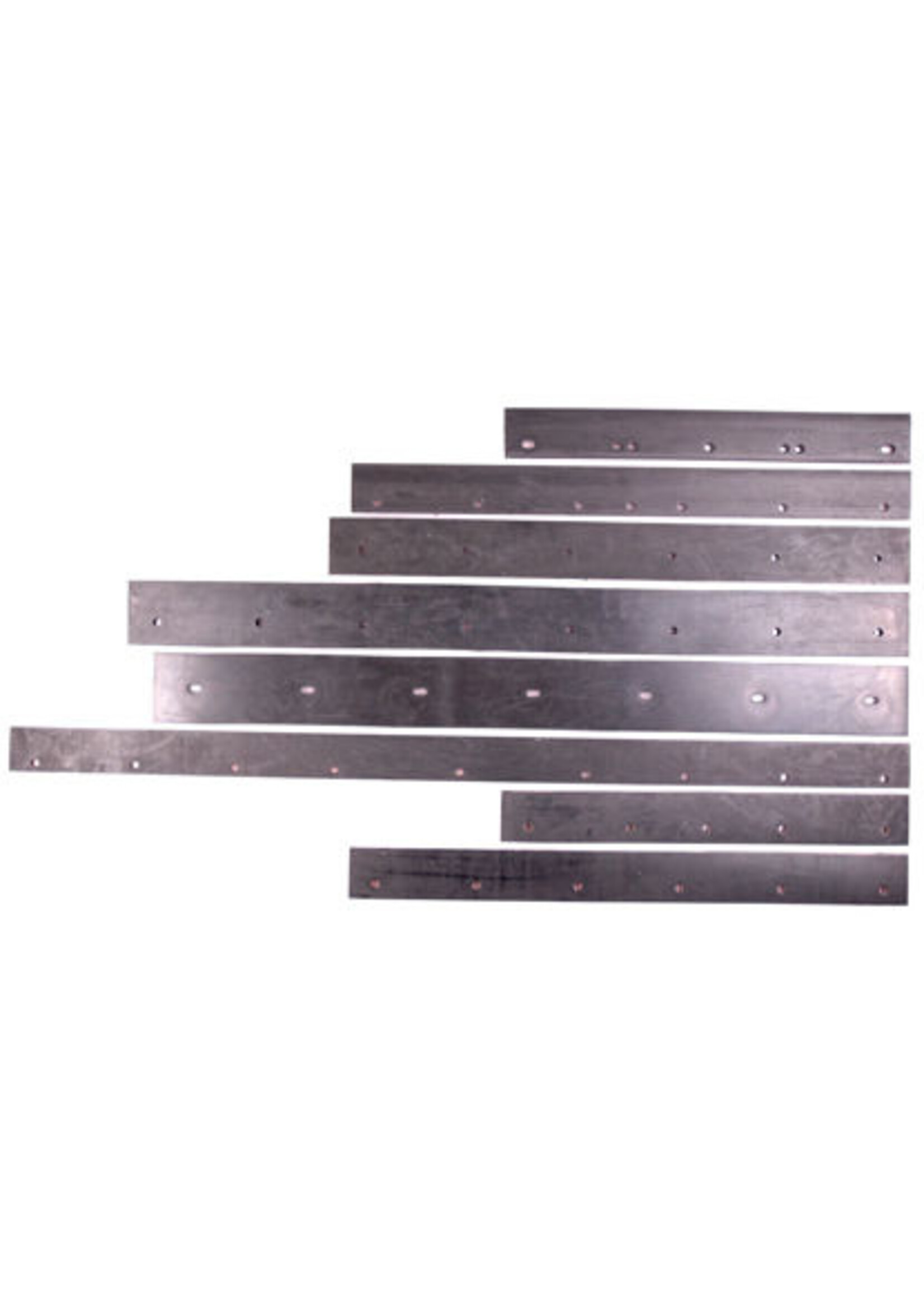 Rubber m.canvas + RVS bouten voor mestschuif, 40cm