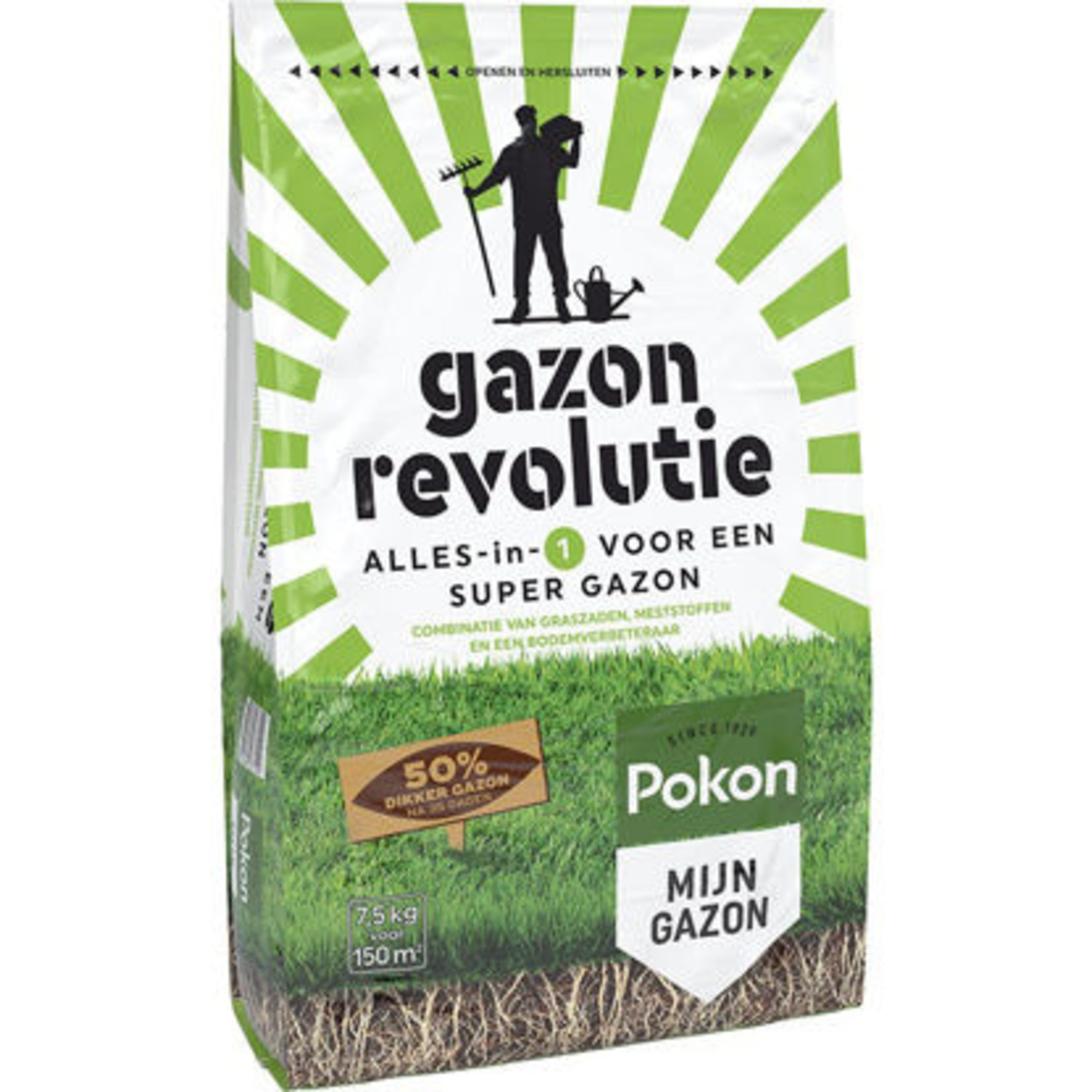 Pokon Pokon Gazon Revolutie 7,5kg voor 150m2