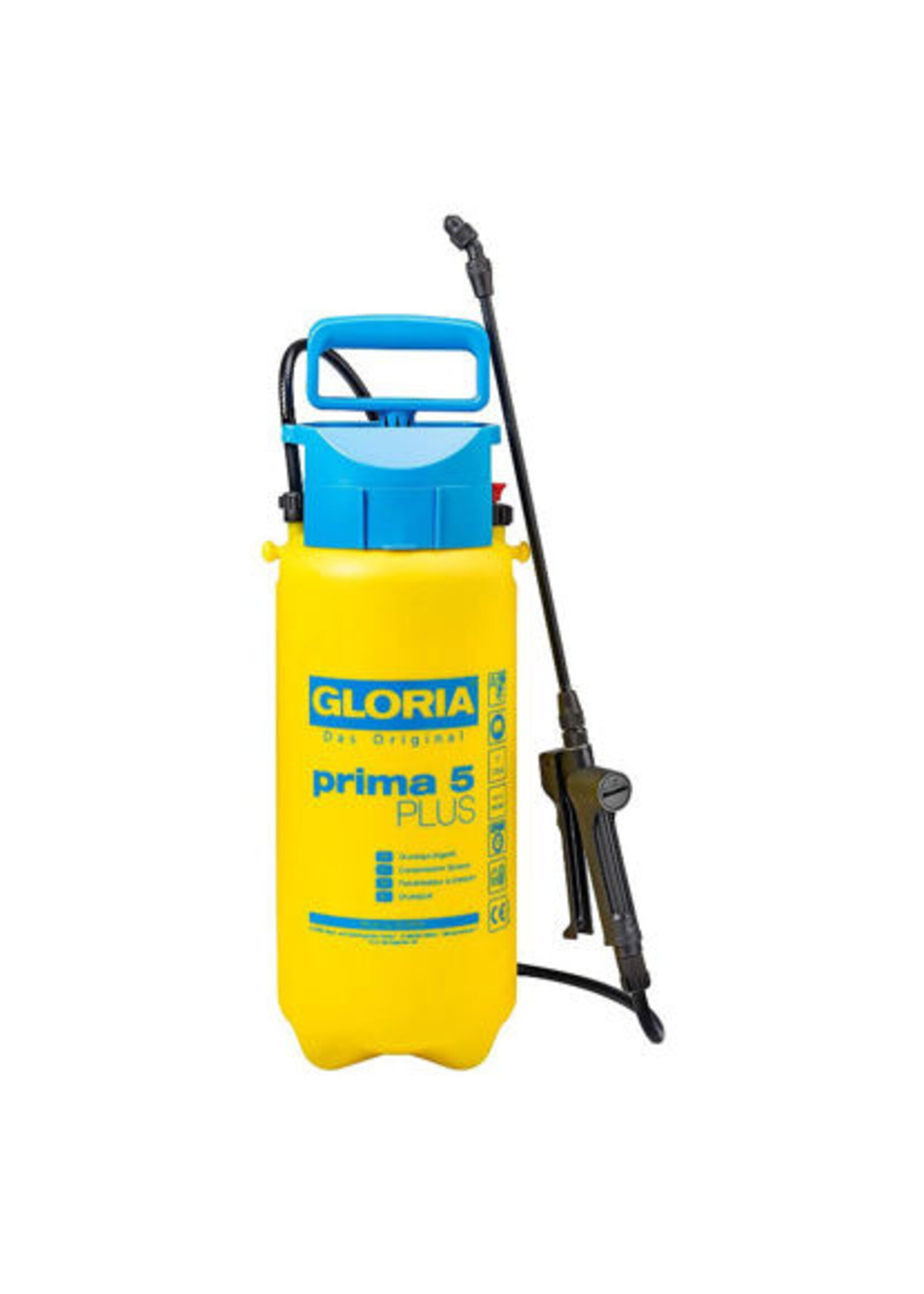 Gloria Tuingereedschap en Onderdelen Drukspuit Gloria Prima 5 -PLUS-, knst. 5-liter ZUURBESTENDIG