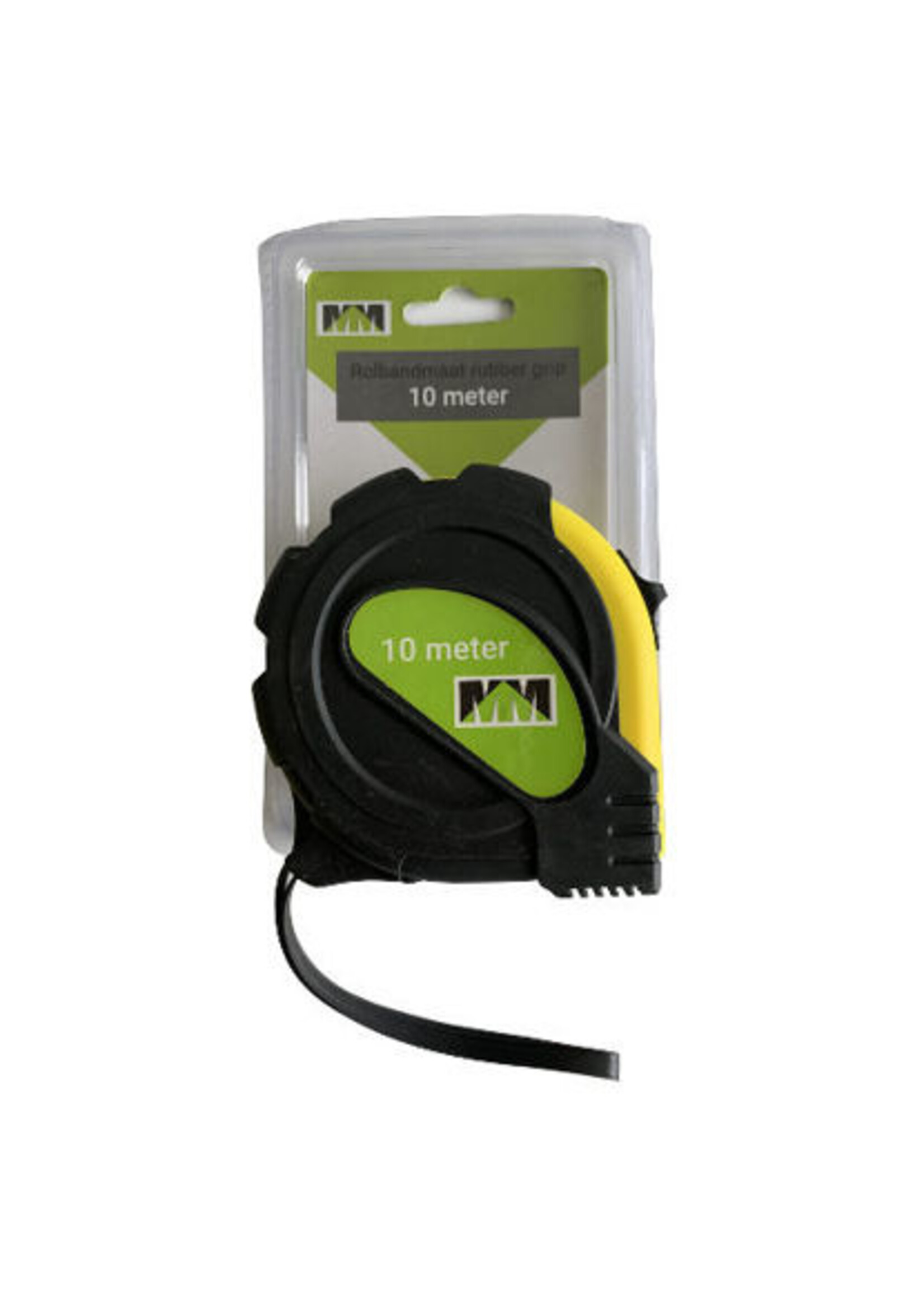 Rolbandmaat rubber grip 10mtr. -MM-