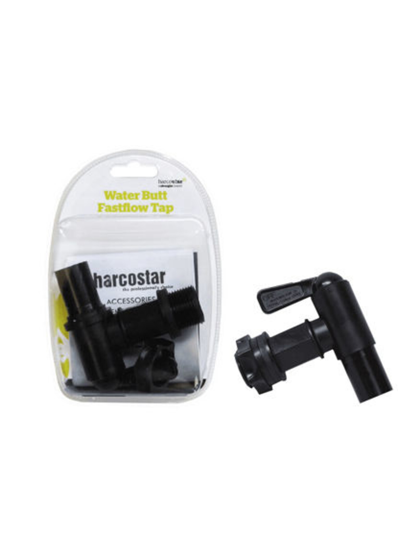 Regenton -SNELLOOPkraan, Harcostar zwart