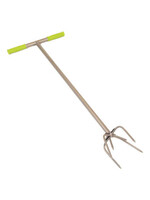 Spitwroeter / tuinklauw verzinkt, compleet