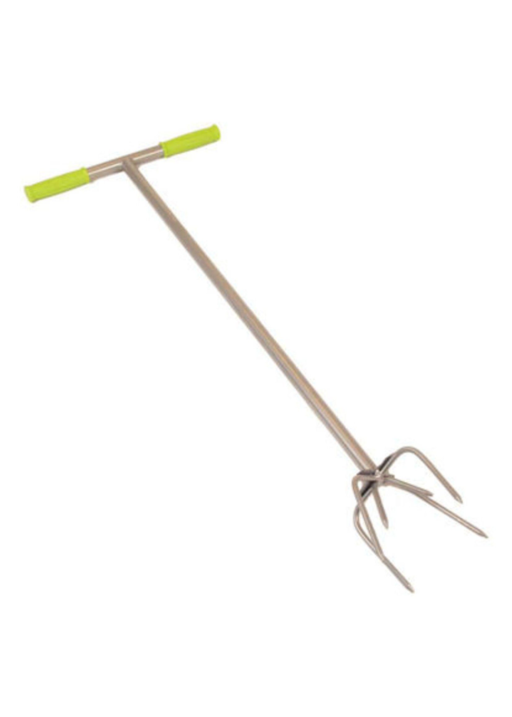 Spitwroeter / tuinklauw verzinkt, compleet