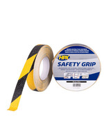 Anti-slip tape, geel/zwart 25mm x 5m