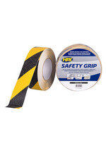 Anti-slip tape, geel/zwart 50mm x 18m