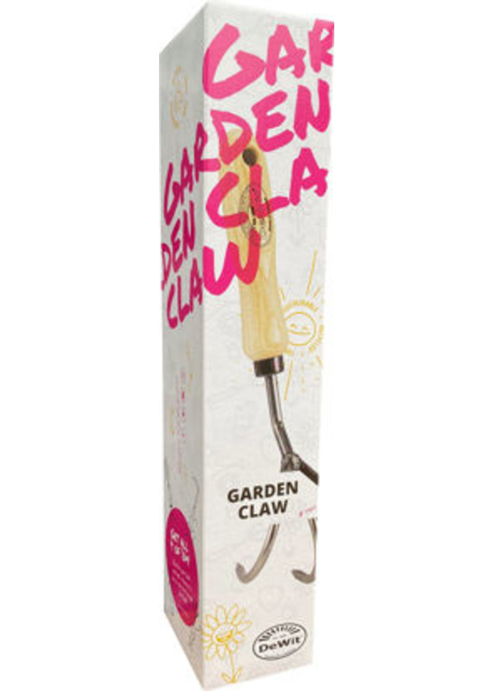 De wit Tuingereedschap Handkrabber essenhandvat 14cm *deWit* geschenkverpakking