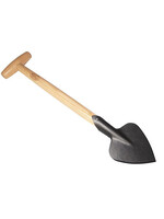 De wit Tuingereedschap Plantgraafje/koolplantschopje essen T-steel 40cm *deWit*