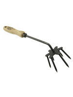 De wit Tuingereedschap Tuinwoeler essen handvat 14cm *deWit*