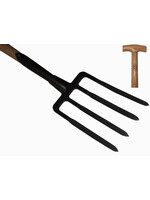 De wit Tuingereedschap Spitvork 4 tands gesm.veer, essen steel 90cm *deWit*