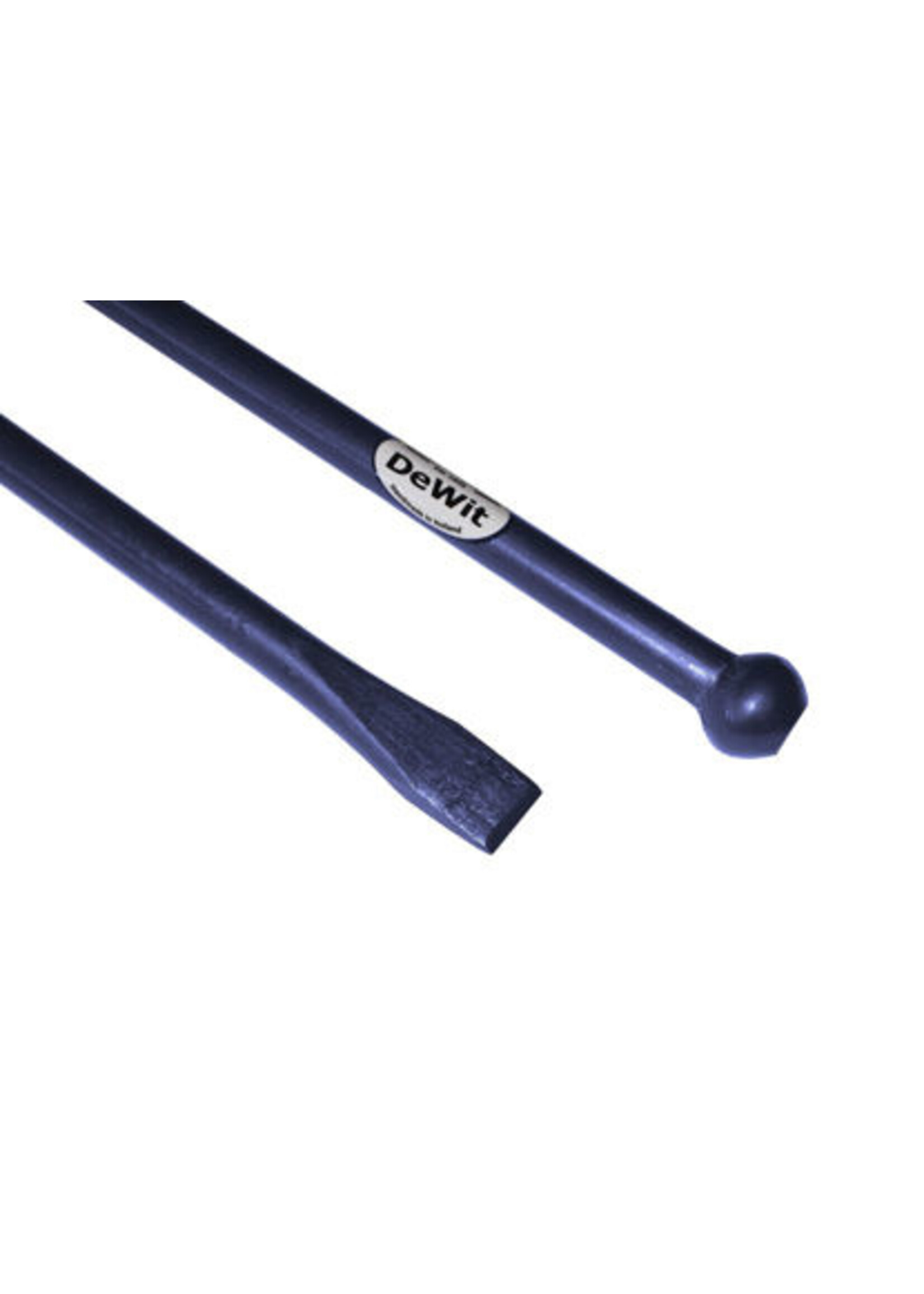 De wit Tuingereedschap Stootijzer 1400 x 28mm knop en beitel, *deWit*