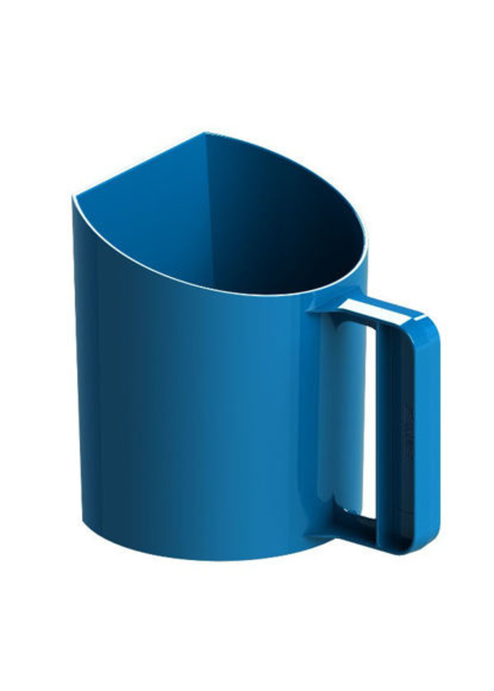 Kerbl Meelschep-/ voerschep 1kg (bekermodel) - Blauw, Geel, Groen.