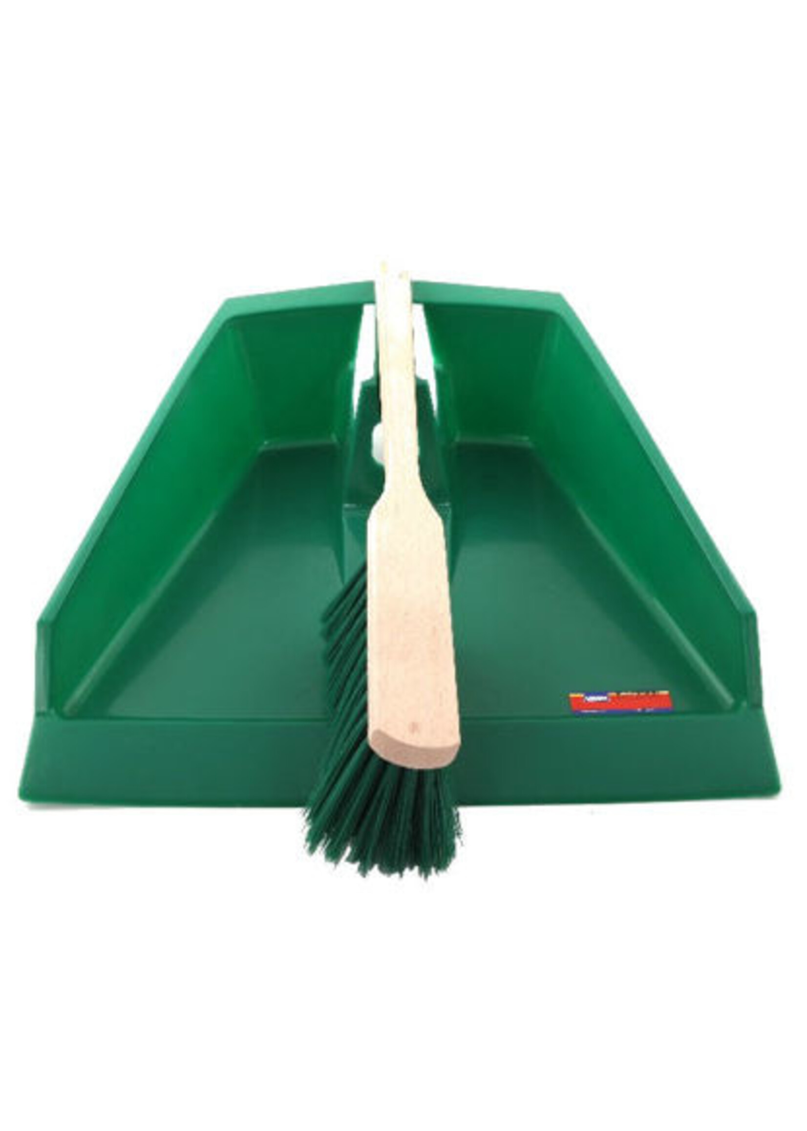 MM Stoffer lang + blik GROOT kunststof MM