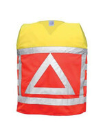 Signalisatievest Verkeersregelaar oranje/geel EN471 - M/L