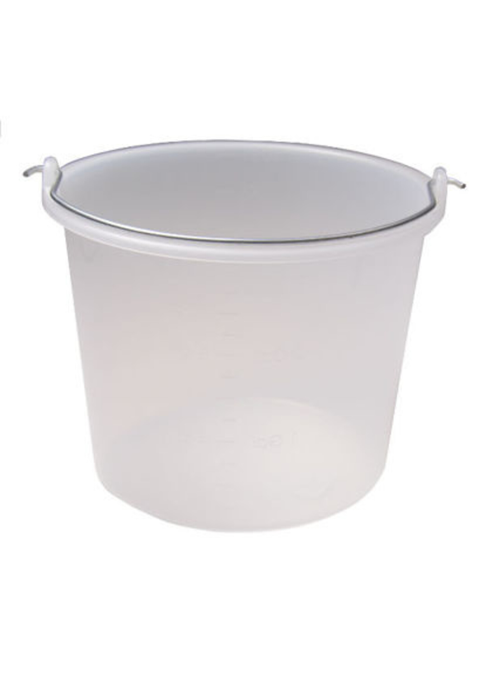 Emmer kunststof Prof -MM-, TRANSPARANT 12L.