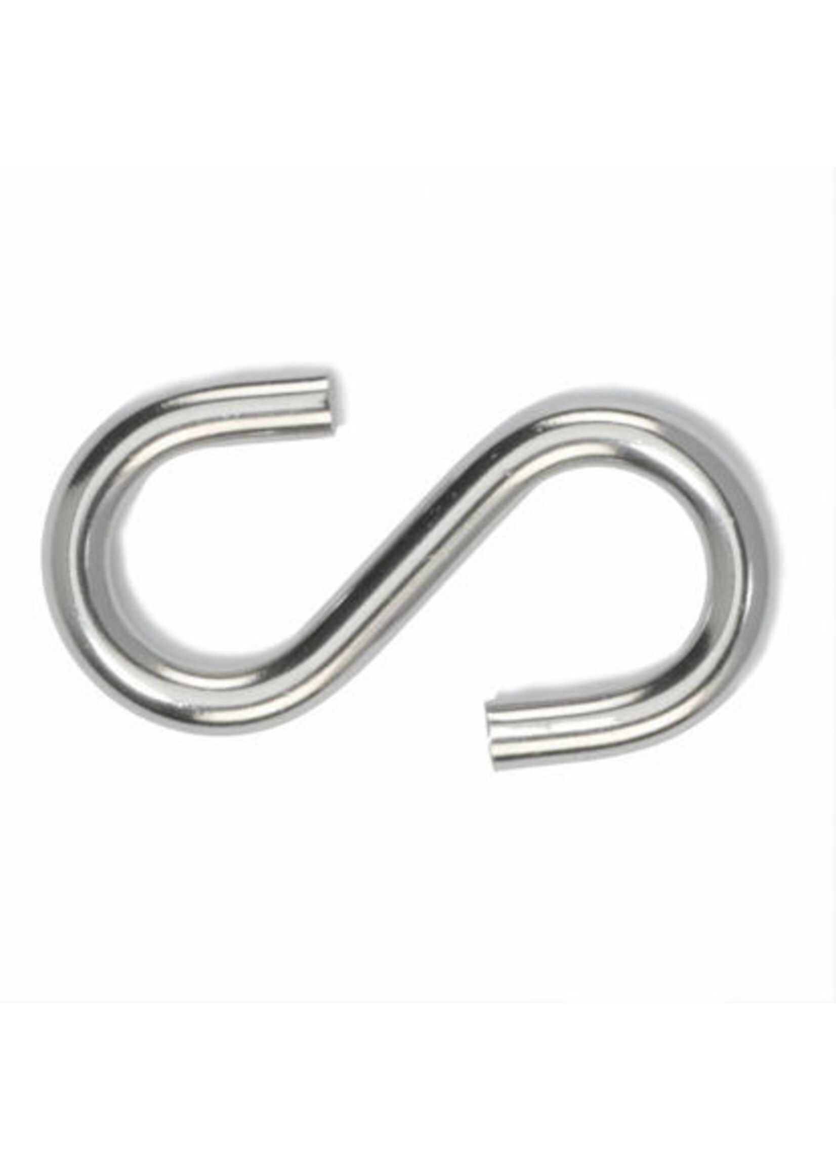 S-haak, -RVS-, 6mm (per 2 stuks gelabeld)
