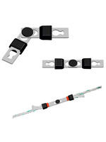 AKO Afrastering AKO Koordverbinder Litzclip RVS 6mm -Safety Link- (6 stuks)