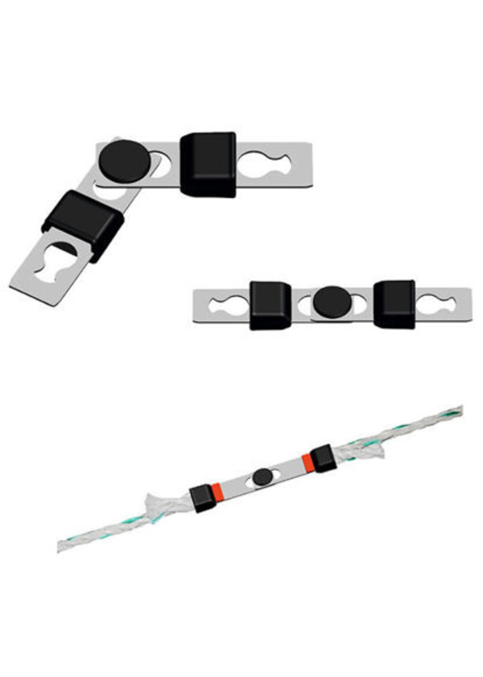 AKO Afrastering AKO Koordverbinder Litzclip RVS 6mm -Safety Link- (6 stuks)