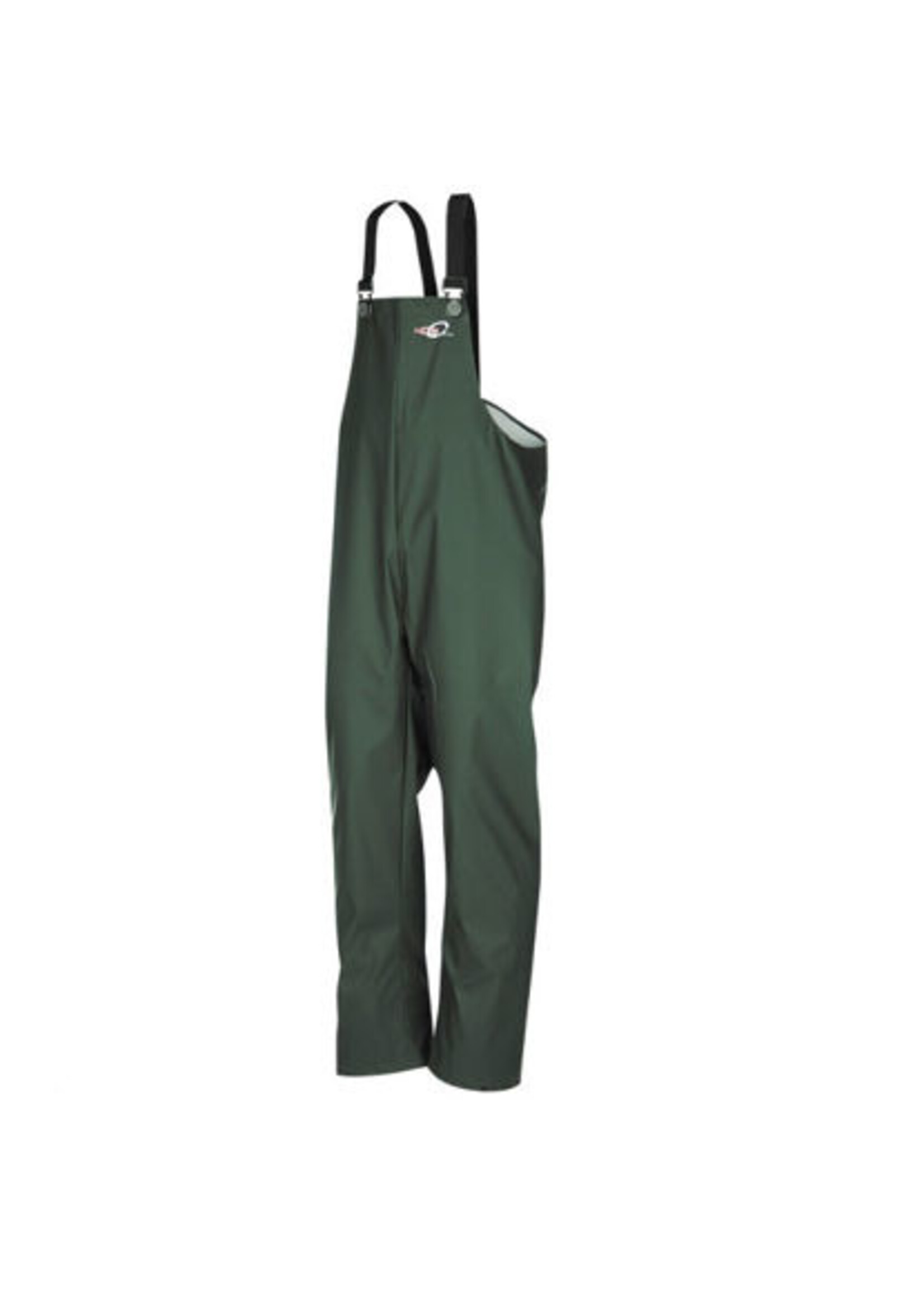 Flexothane Tuinoverall/ Amerikaanse regenoverall Flexothane groen mt. S t/m 3XL.