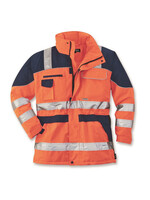 Parka oranje-reflectie -M