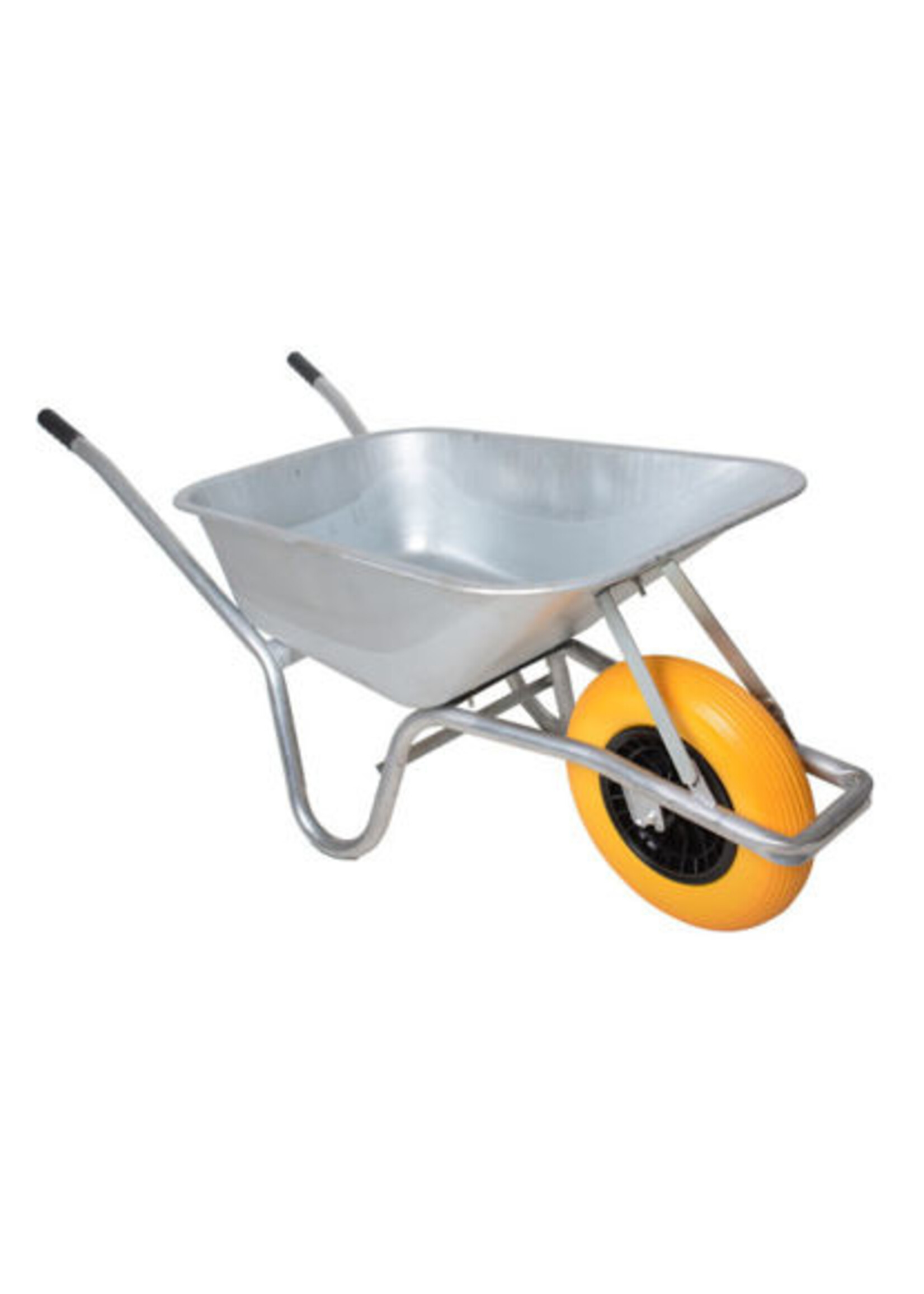 Kruiwagen MM 80L VERZINKTE bak, verz. ond. (ged.) +NML wiel