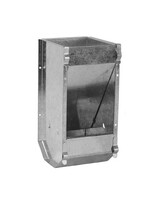 Kerbl Konijnenvoerbak verzinkt 1 vak