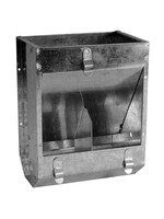 Kerbl Konijnenvoerbak verzinkt 2 vaks