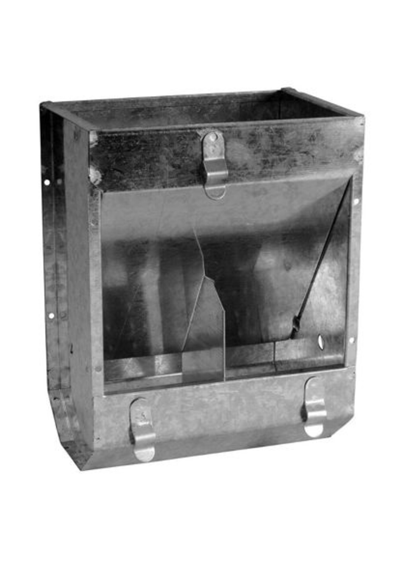 Kerbl Konijnenvoerbak verzinkt 2 vaks