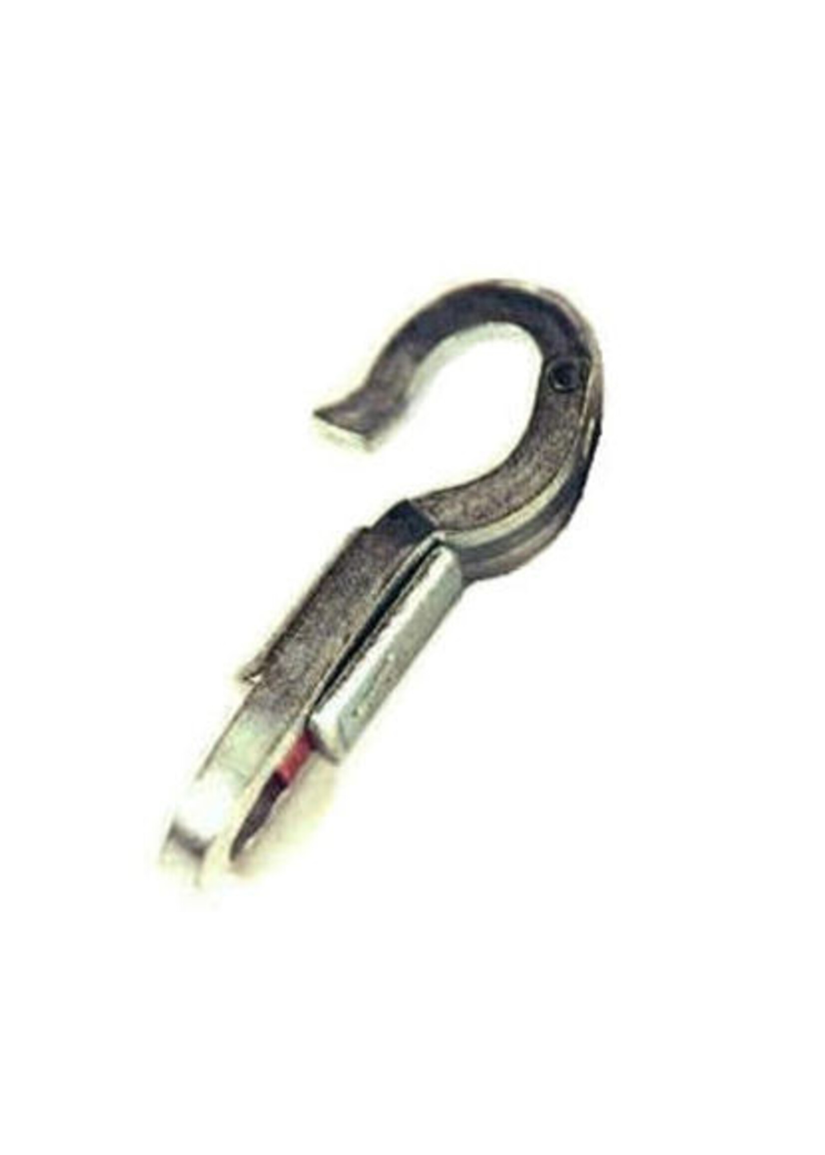 Paniekhaak verzinkt, ZWARE uitvoering (per stuk gelabeld)