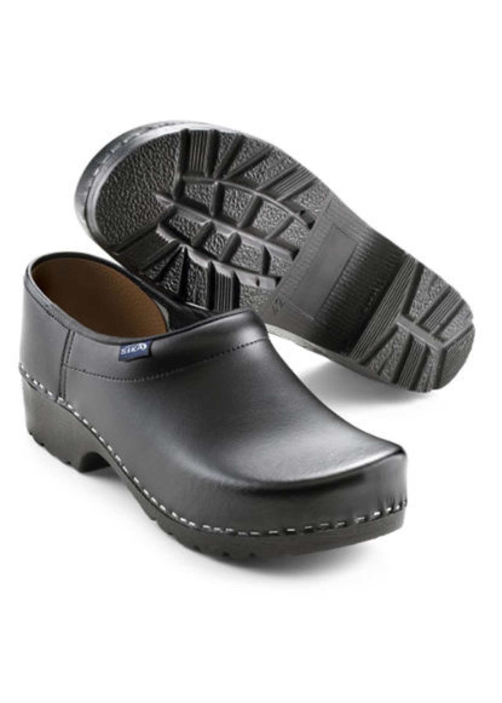 Sika Sika 124 schoenklomp Traditioneel dicht zwart PU maat 35 t/m 47