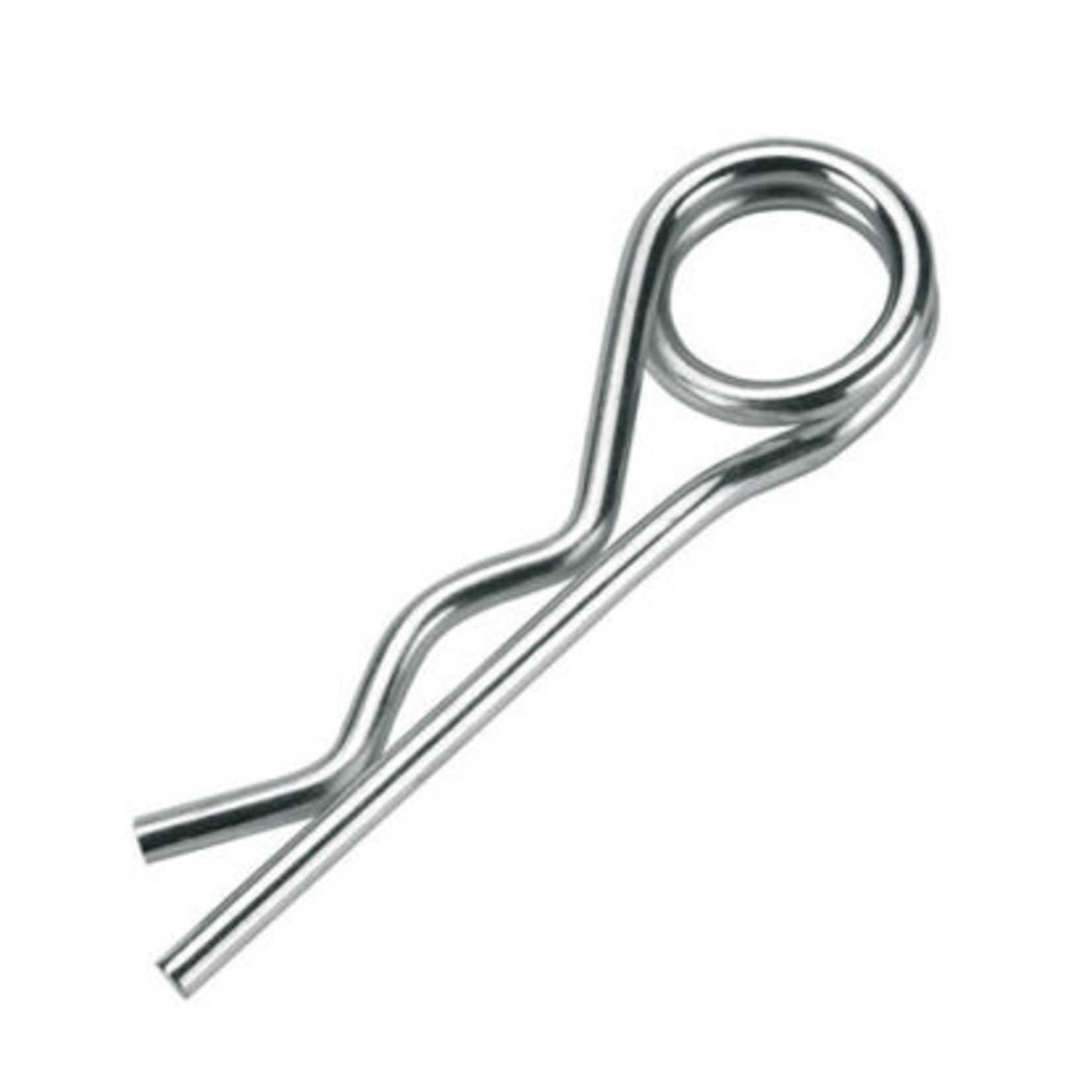 Borgveer dubbel, verzinkt, 2mm (gelabeld per 2 stuks)
