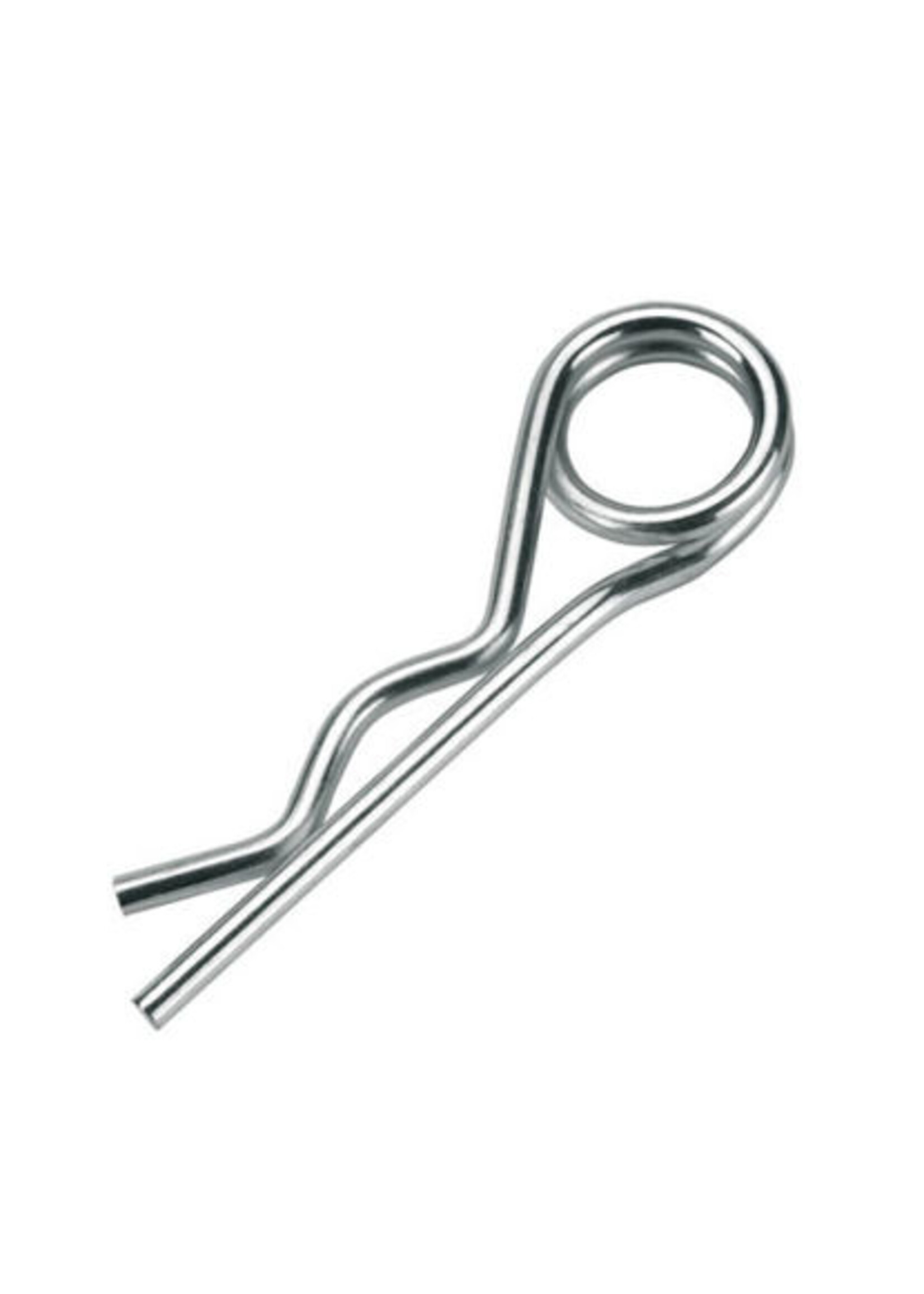 Borgveer dubbel, verzinkt, 2mm (gelabeld per 2 stuks)