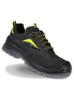 Werkschoen Sixton Peak Land laag zwart/lime S3, mt.38