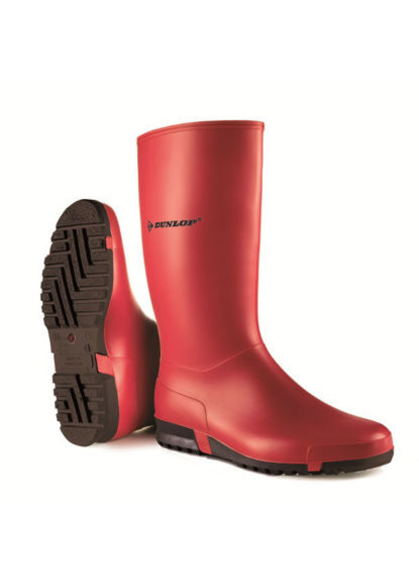 Dunlop Sportlaars rood Dunlop (O), mt.31 t/m 42.