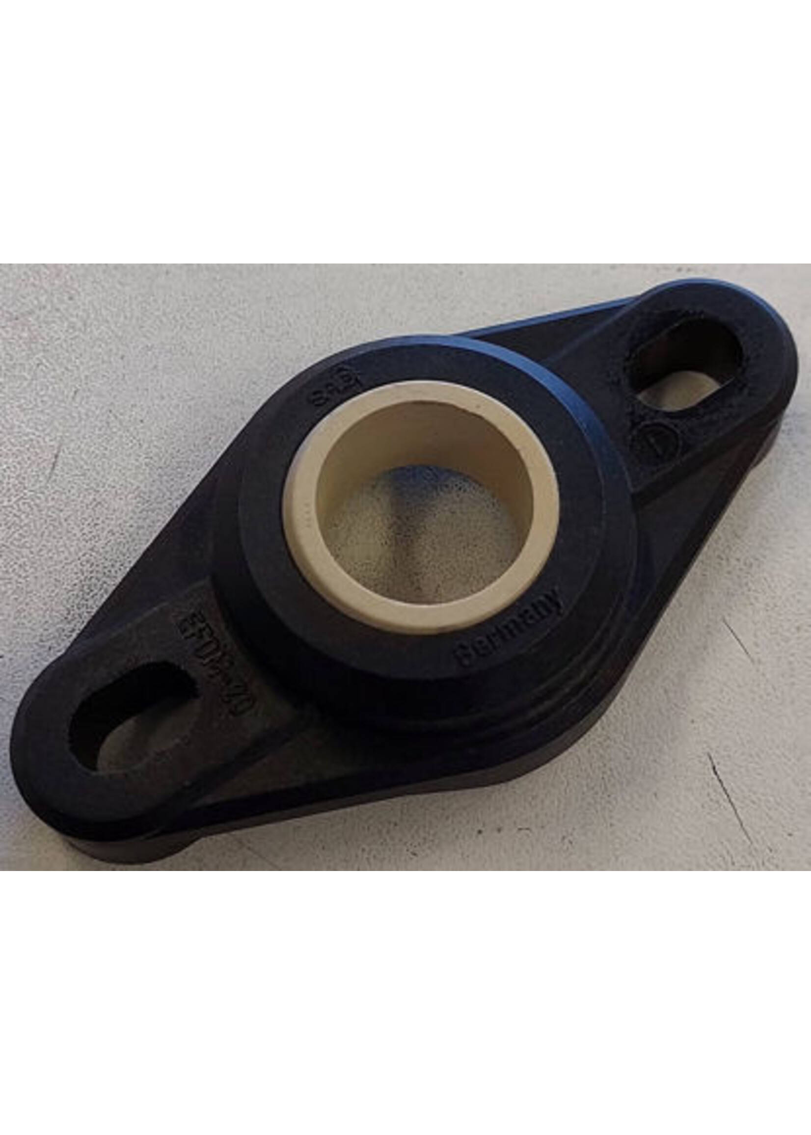 lager onder verticale borstel v. CowCleaner Duo