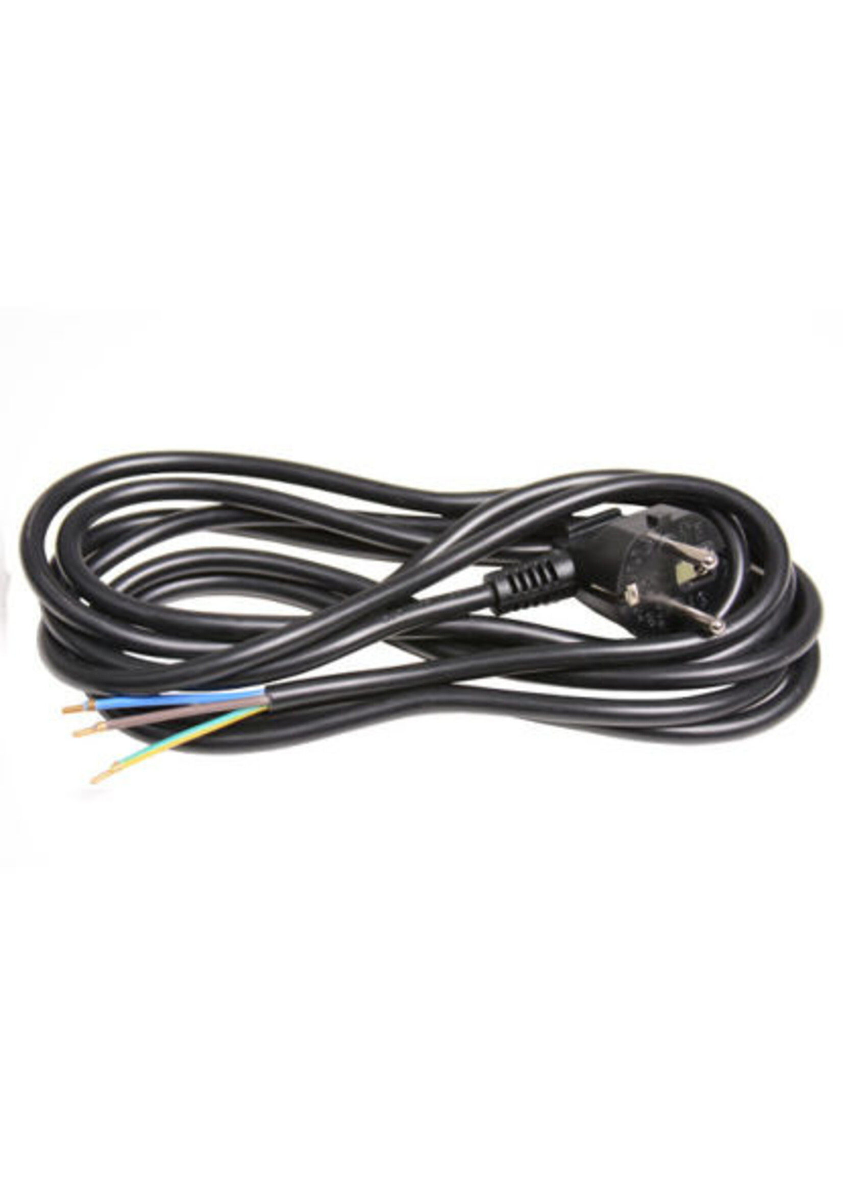 Snoer met stekker v.onthoornapp. 3meter, (3x 1mm)