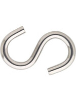 S-haak, verzinkt, 4mm (per 4 stuks gelabeld) S-haak, verzinkt, 4mm (per 4 stuks gelabeld)