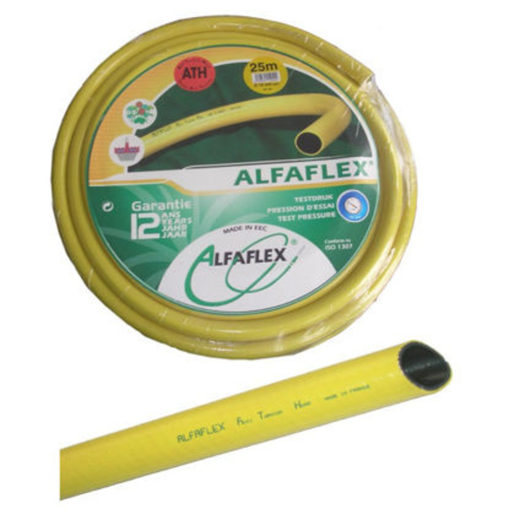 ALFAFLEX ALFAFLEX slang geel 1/2" , ¾", 1", 11/4" , 25, 50, 100 M