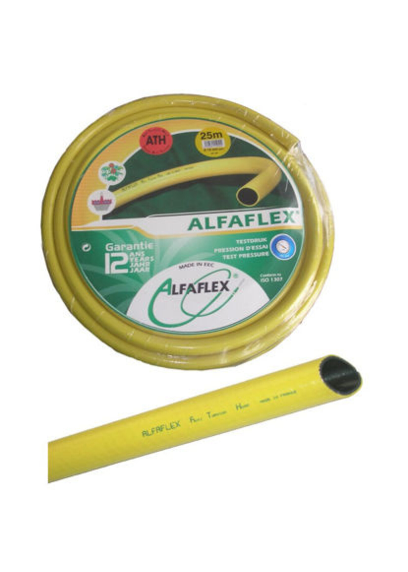 ALFAFLEX ALFAFLEX slang geel 1/2" , ¾", 1", 11/4" , 25, 50, 100 M
