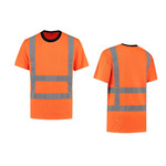 MM T-Shirt High Visibility RWS FluoOranje mt. XS t/m 4XL.