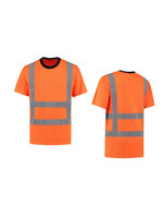 import T-Shirt High Visibility RWS FluoOranje mt. XS t/m 4XL.