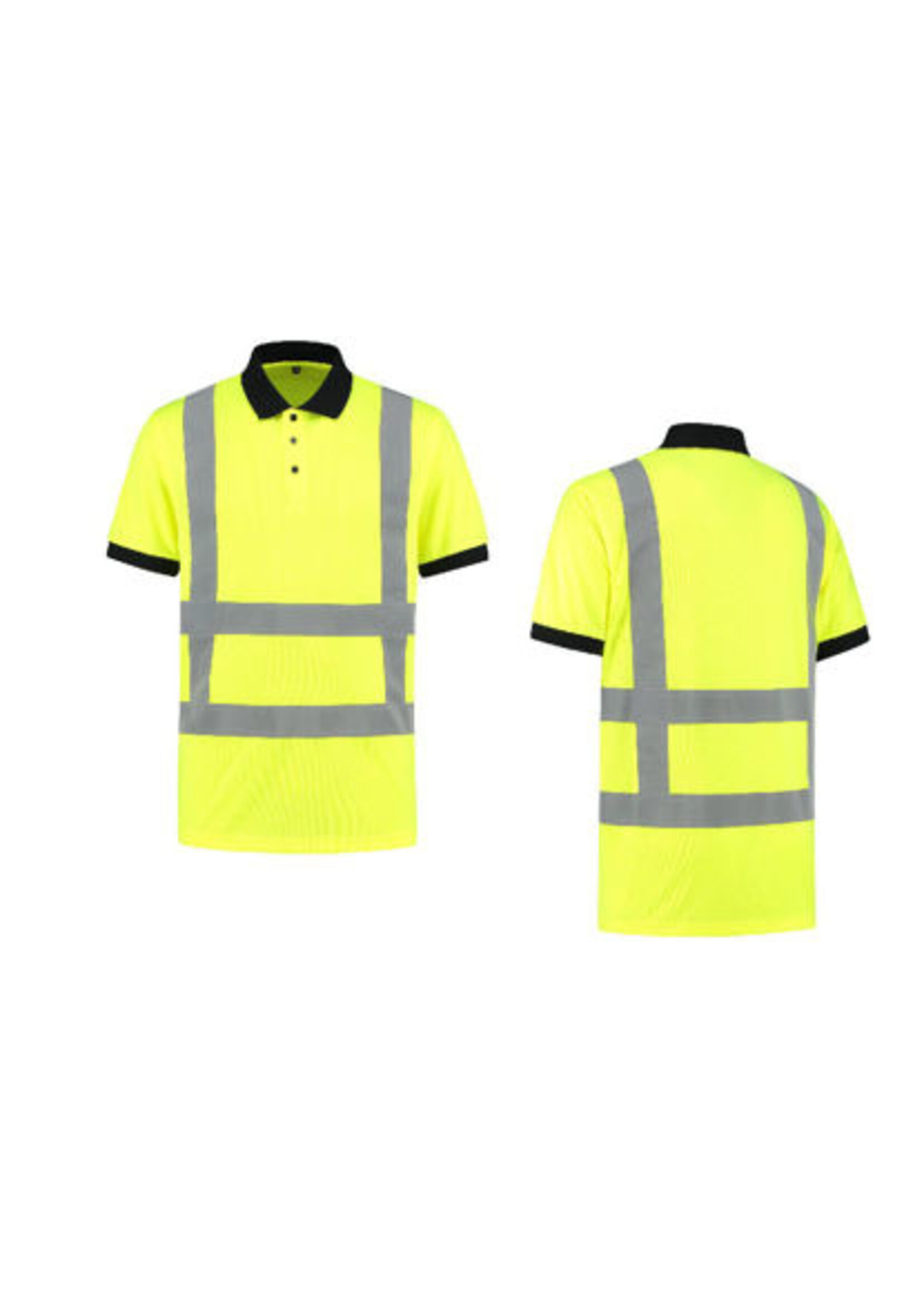 import Polo-Shirt High Visibility RWS FluoGeel mt, XS t/m 4XL.