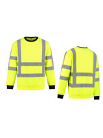 import Sweater High Visibility RWS Fluo Geel mt.  XS t/m 4XL.