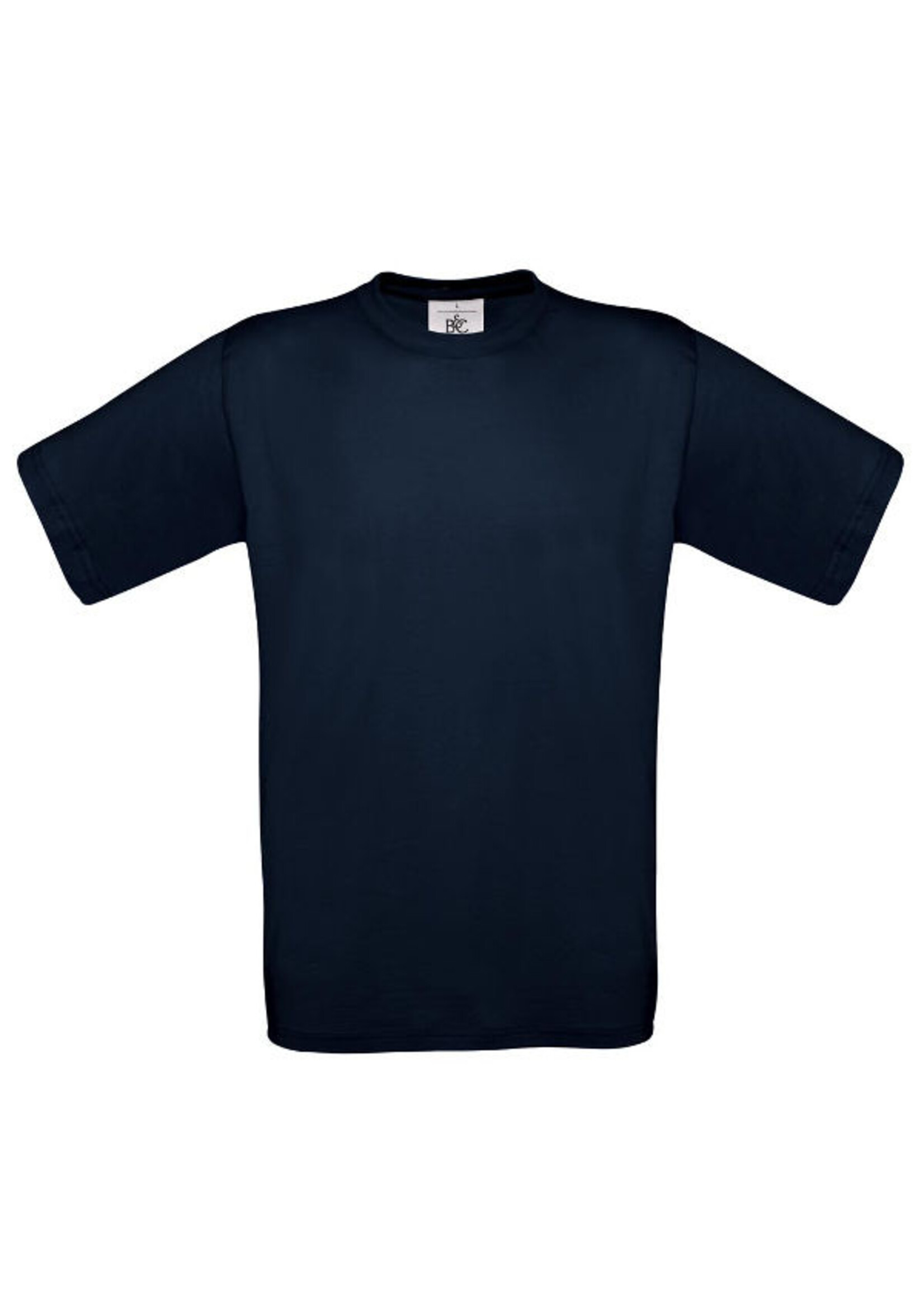B&C T-shirt marine  ( per 5 stuks)