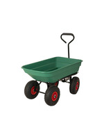 Bolderkar / Tuin-kiepkar kunststof bak 845x475x165mm