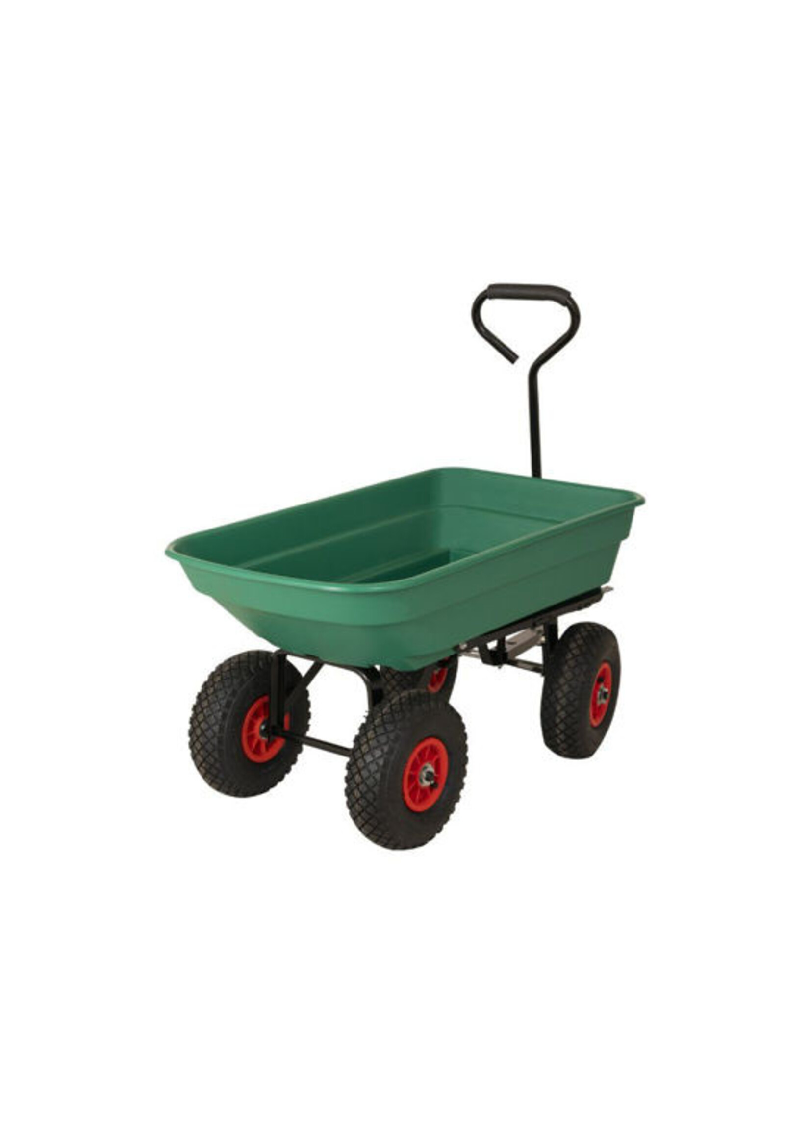 Bolderkar / Tuin-kiepkar kunststof bak 845x475x165mm