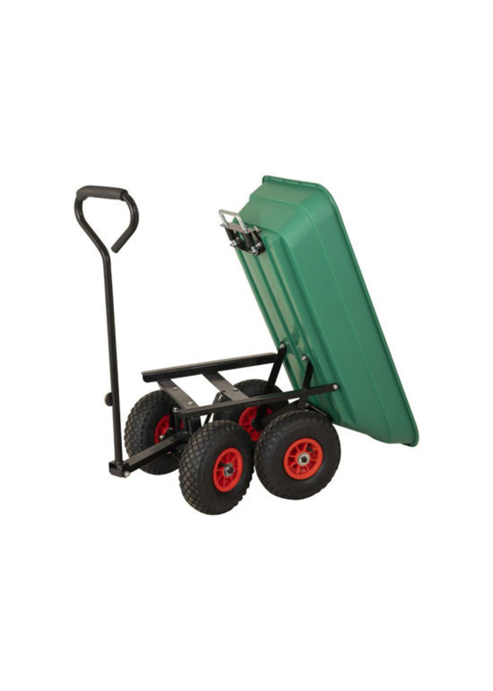 Bolderkar / Tuin-kiepkar kunststof bak 845x475x165mm