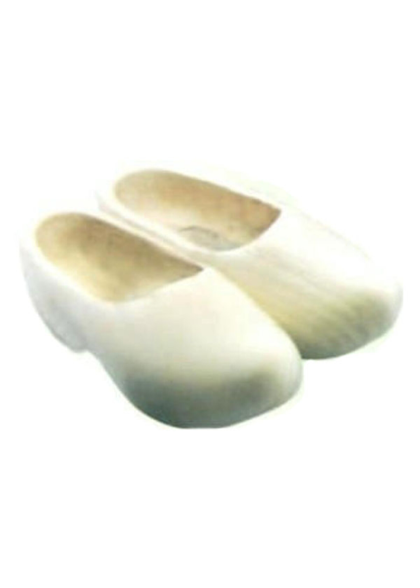 Nijhuis Klompenfabriek Tripklomp peppel blank geschuurd, zonder riemgat maat 24 t./m 30..