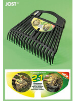 MM Bladgrijper set, 2 in 1, PP zwart